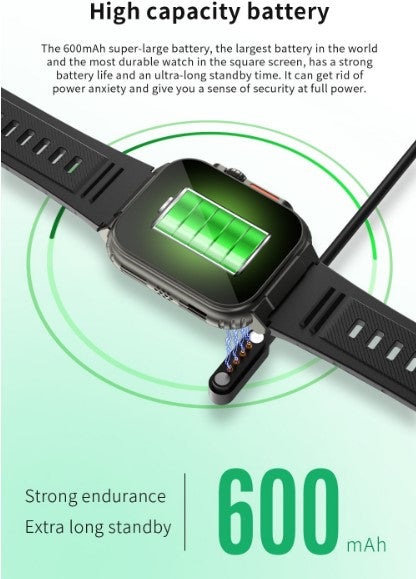 A70 Smart Watch  for Men/Women - Orange_3