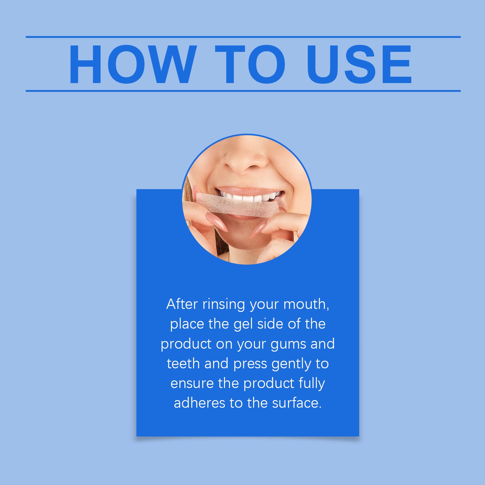 Dental Care And Whitening Strips For Stained Teeth