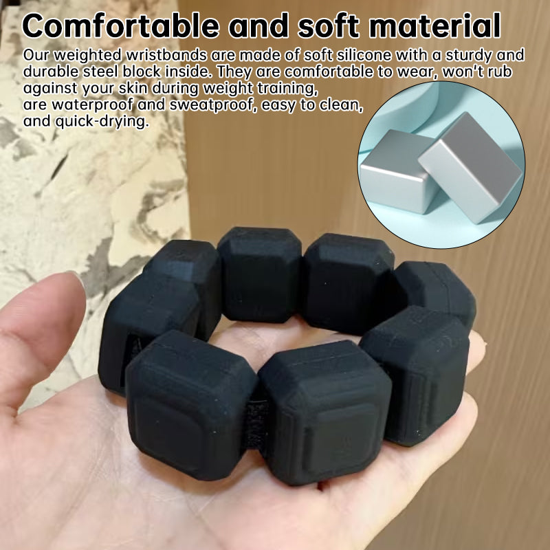 Ankle Weights & Wrist Weights, 1lb 2lb 4lb Options, Adjustable Silicone Straps for Running, Yoga, Cardio, Home Gym