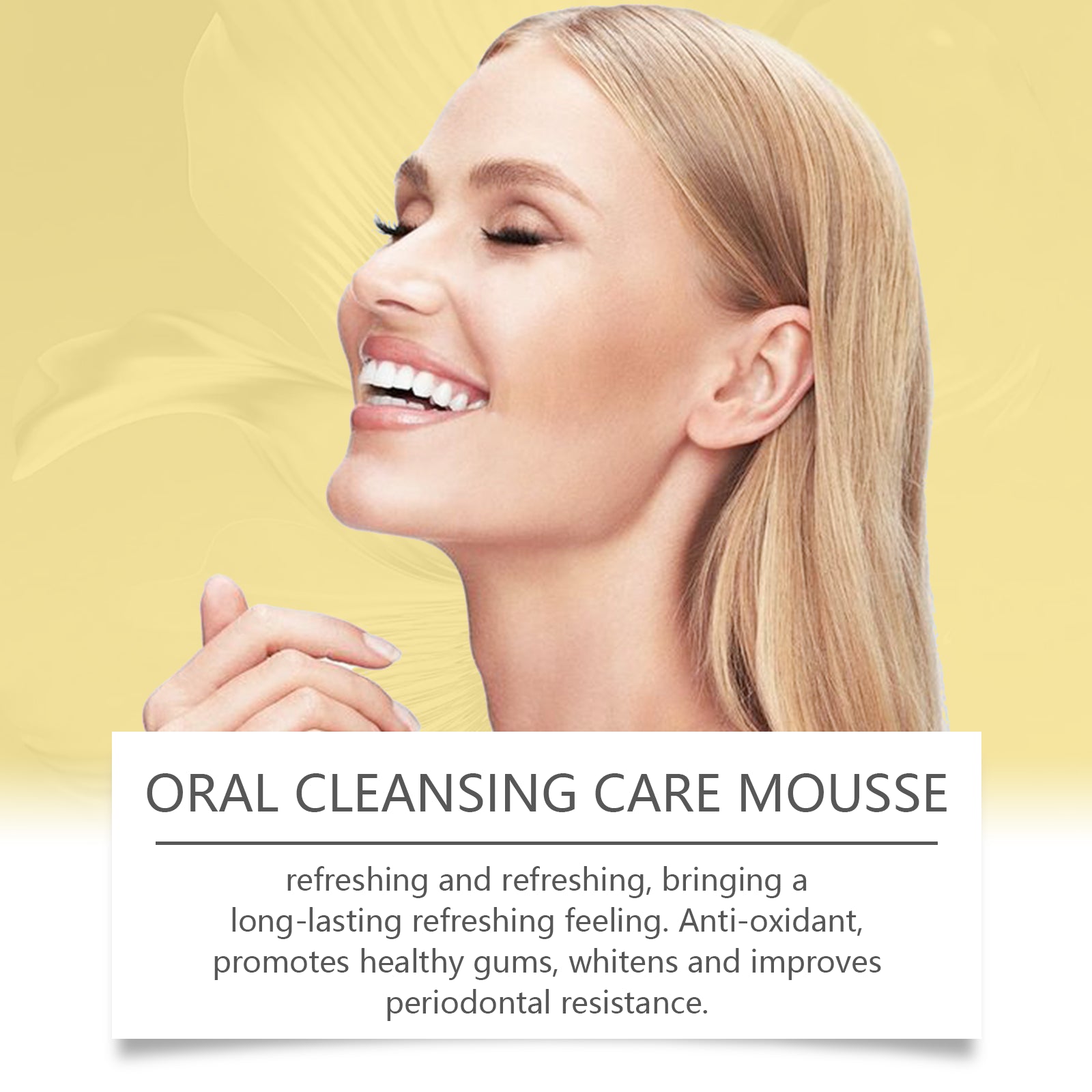 Dental Cleaning Mousse, Cleaning Care Dental Hygiene Oral Care Dental Stain Cleaning Mousse Toothpaste