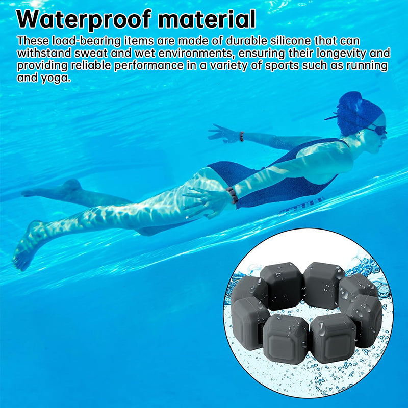 Ankle Weights & Wrist Weights, 1lb 2lb 4lb Options, Adjustable Silicone Straps for Running, Yoga, Cardio, Home Gym